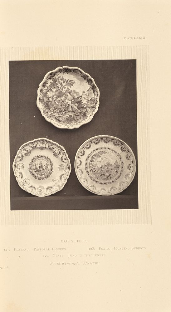 Three plates by William Chaffers