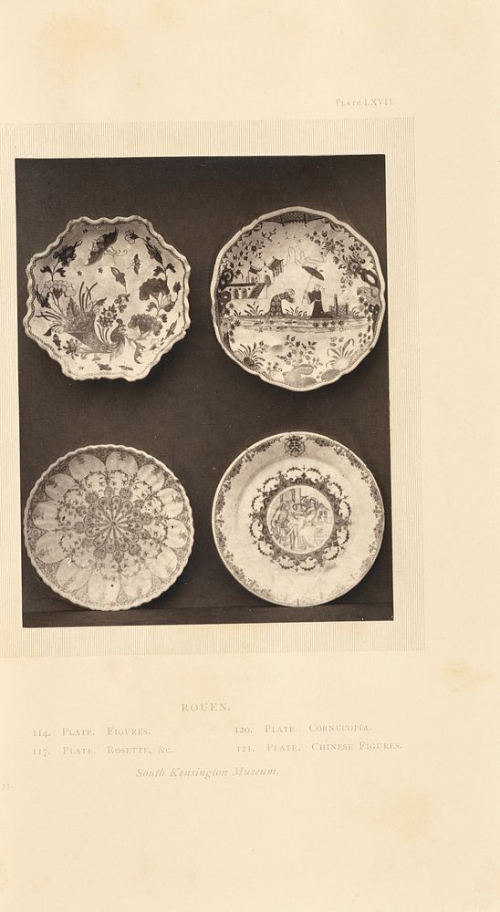 Four plates by William Chaffers