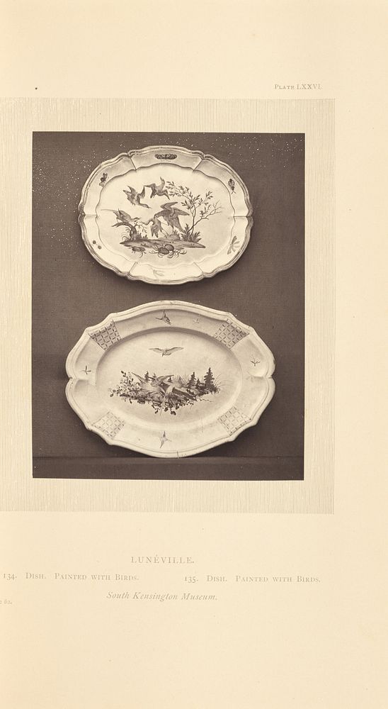 Two plates by William Chaffers