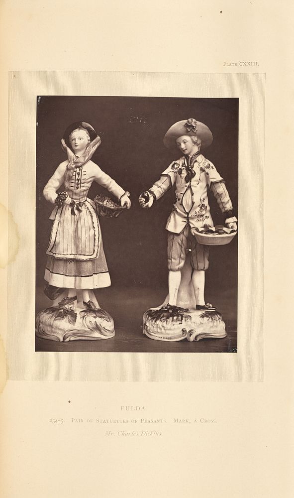 Two figures by William Chaffers
