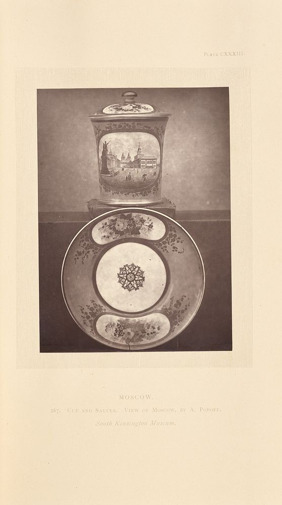 Cup and saucer by William Chaffers