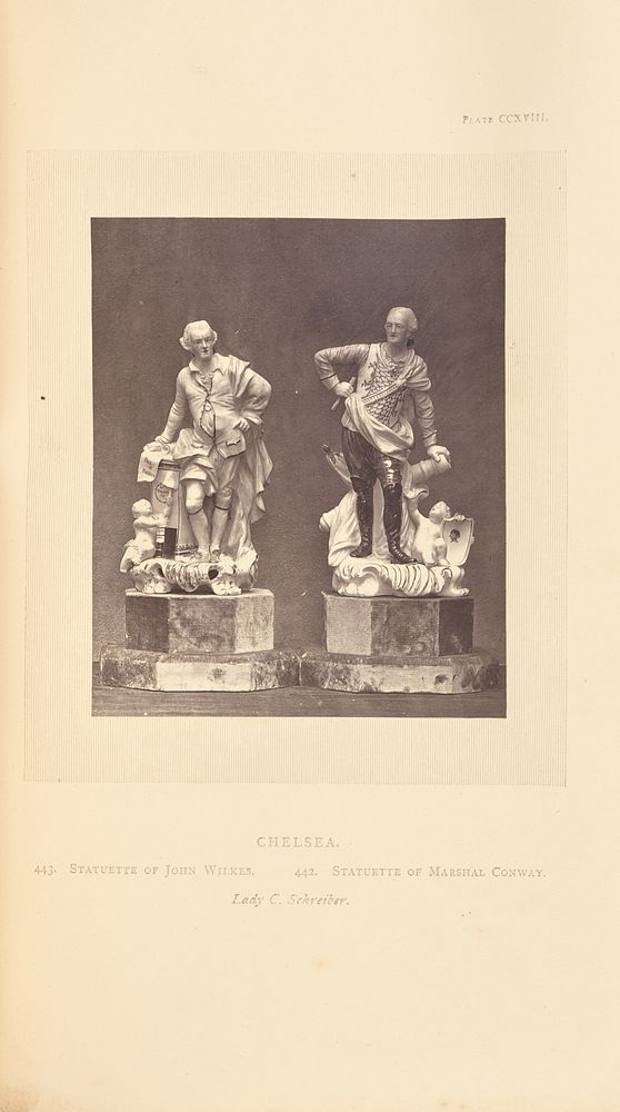 Two statuettes by William Chaffers