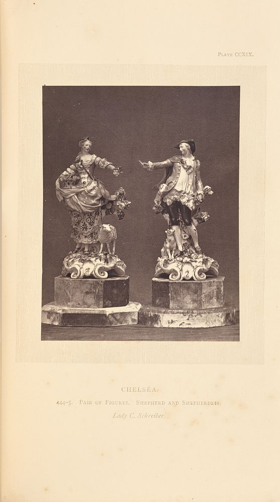 Pair of figures by William Chaffers