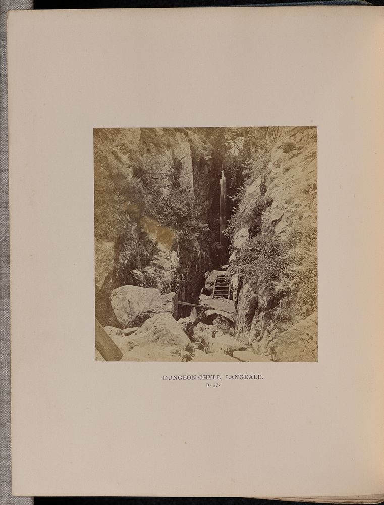Dungeon-Ghyll, Langdale by Thomas Ogle