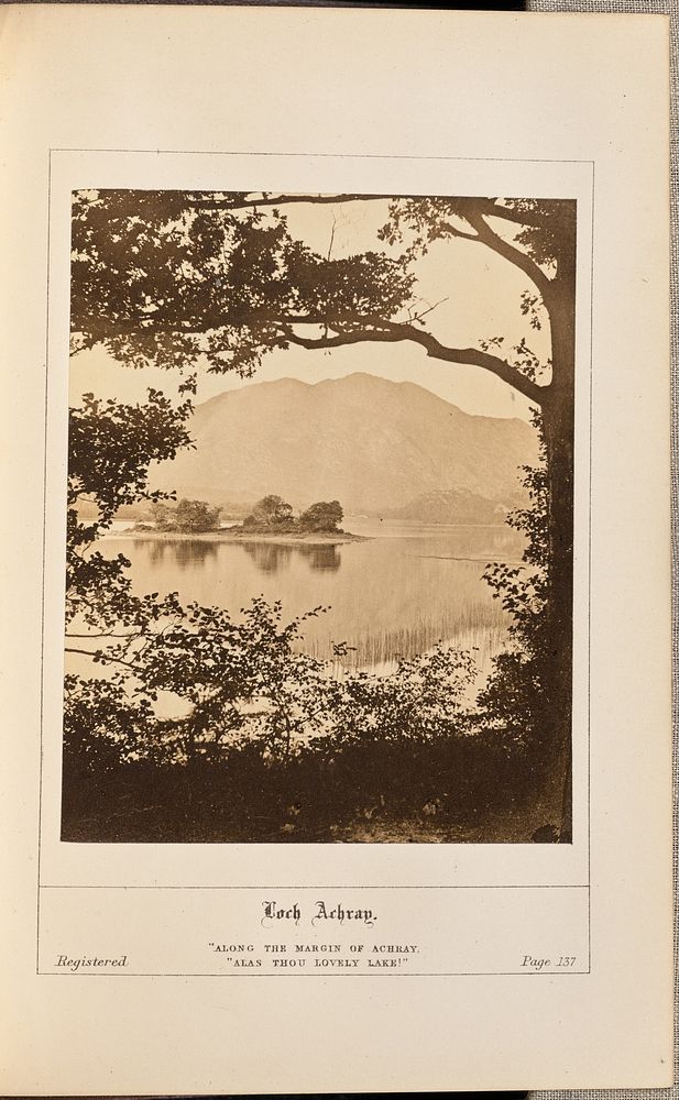Loch Achray by George Washington Wilson