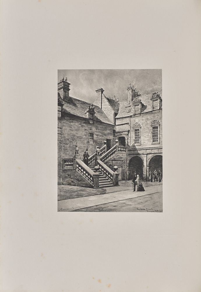 The Outer Court, College by T and R Annan and Sons