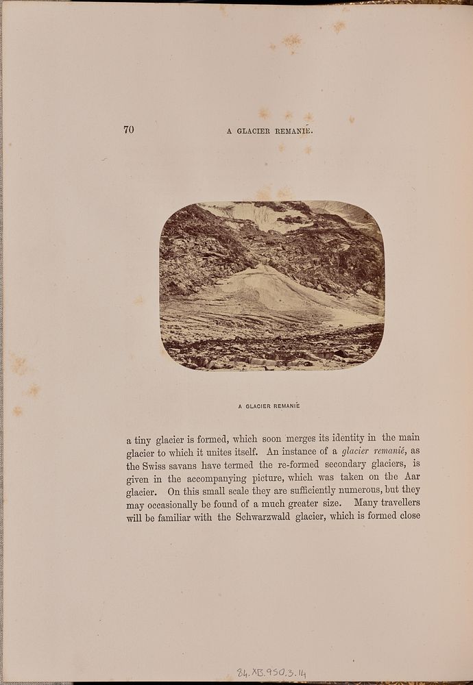 A Glacier Remainé by Ernest H Edwards