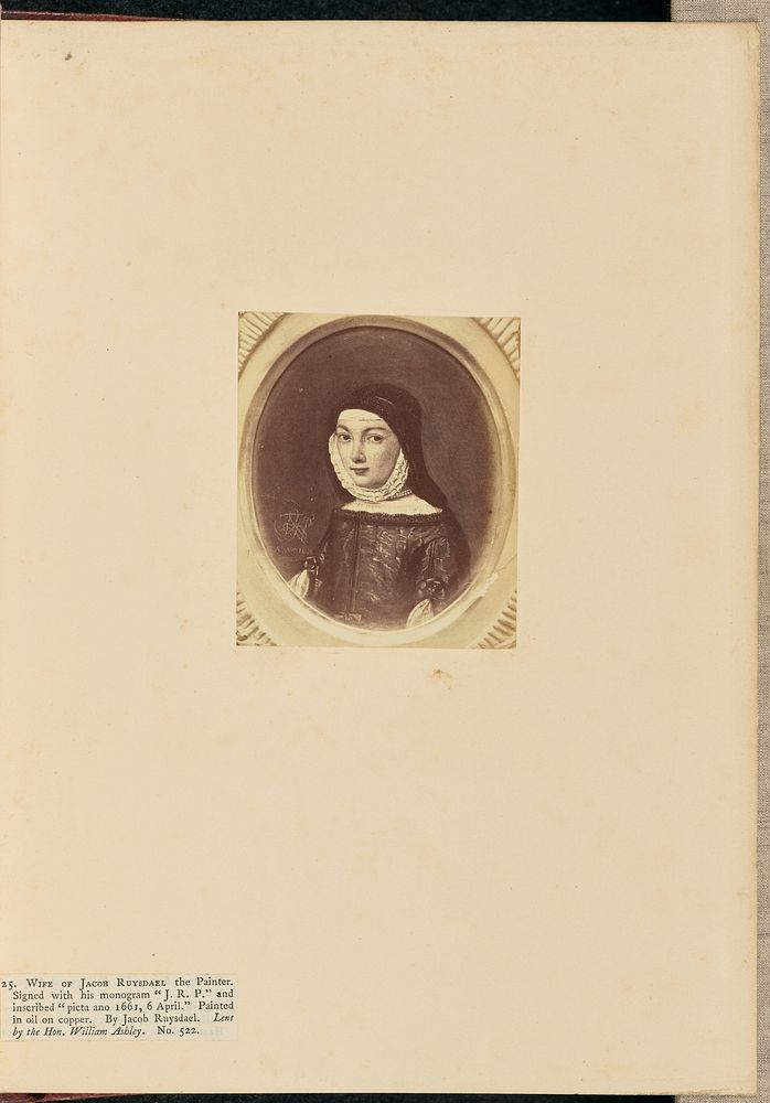 Wife of Jacob Ruysdael by Charles Thurston Thompson