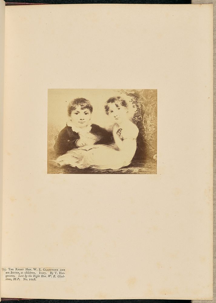 The Right Hon. W. E. Gladstone and his Sister by Charles Thurston Thompson