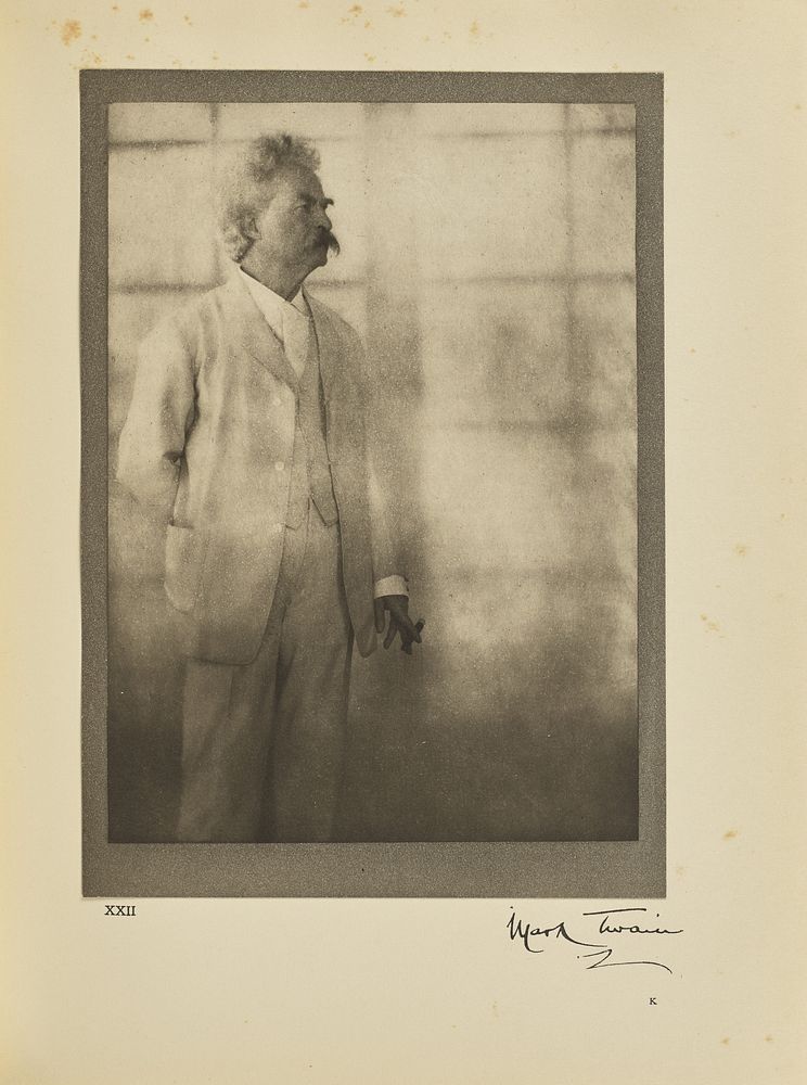 Mark Twain (Samuel Langhorne Clemens) by Alvin Langdon Coburn