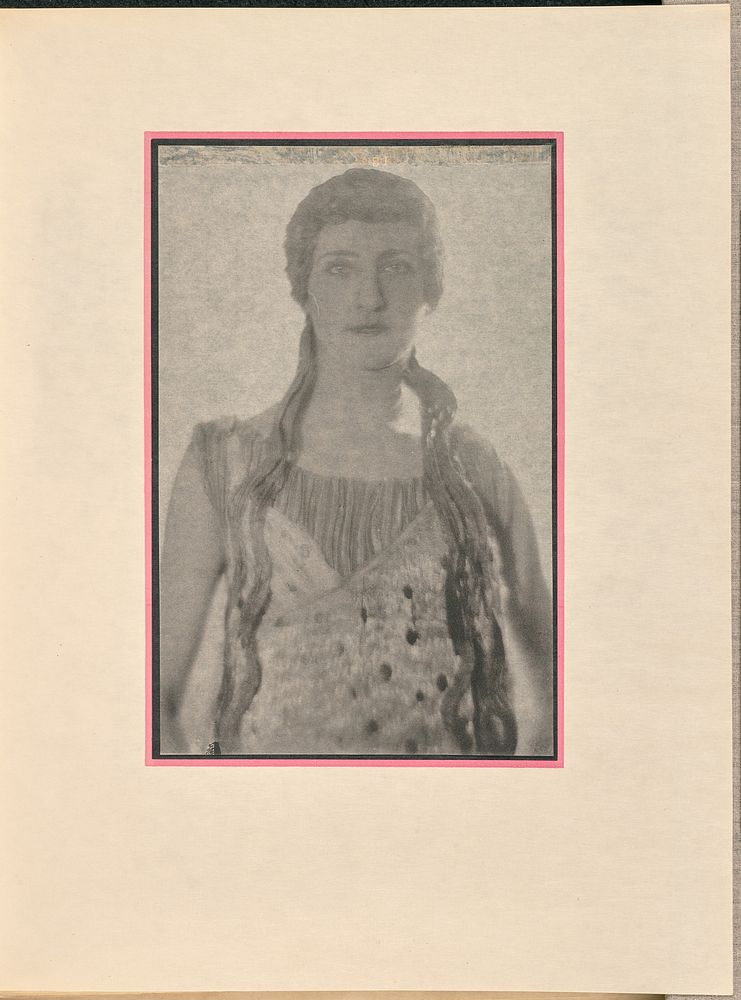 Portrait of a female dancer as a nymph by Baron Adolf de Meyer
