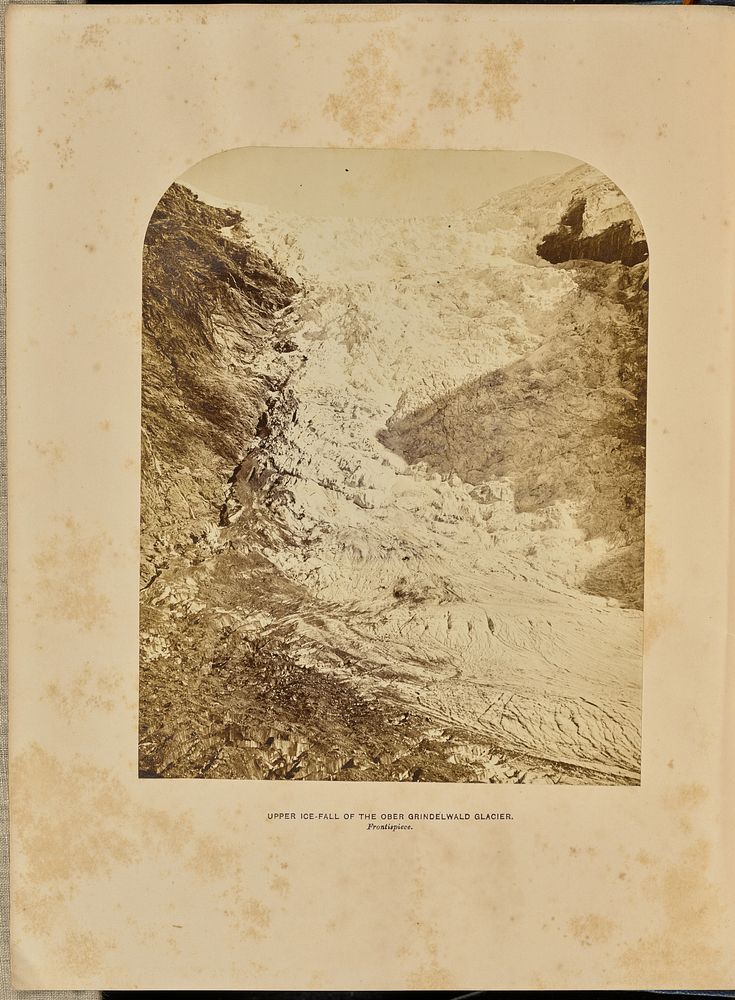 Upper Ice-Fall of the Ober Grindelwald Glacier by Ernest H Edwards