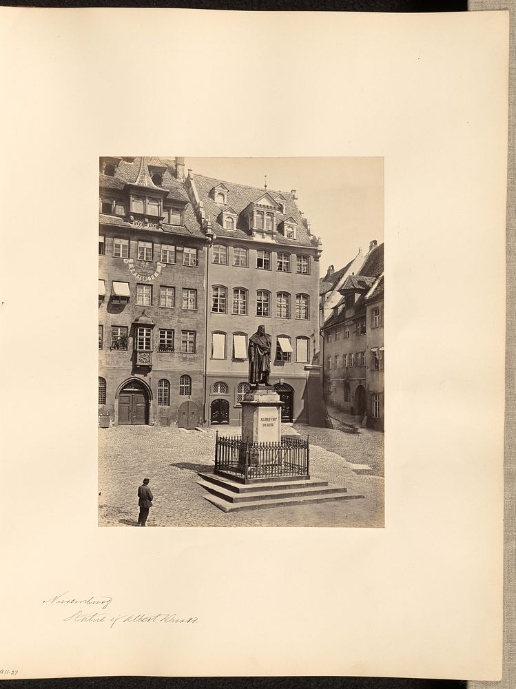 Nuremburg, Statue of Albert Durer by Francis Frith