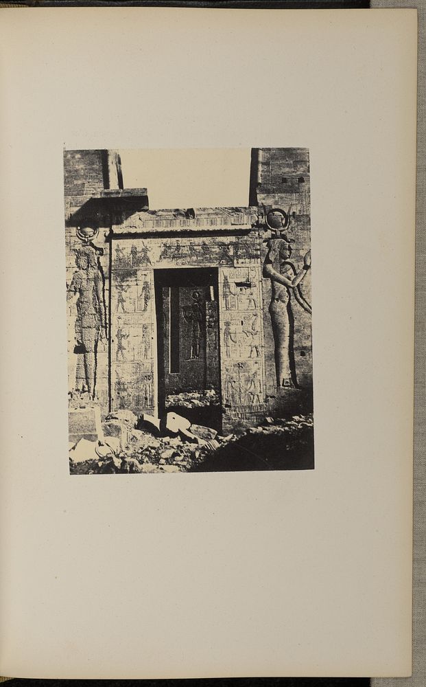 Pylon at the Temple of Isis at Philæ by Henry Cammas and André Lefèvre