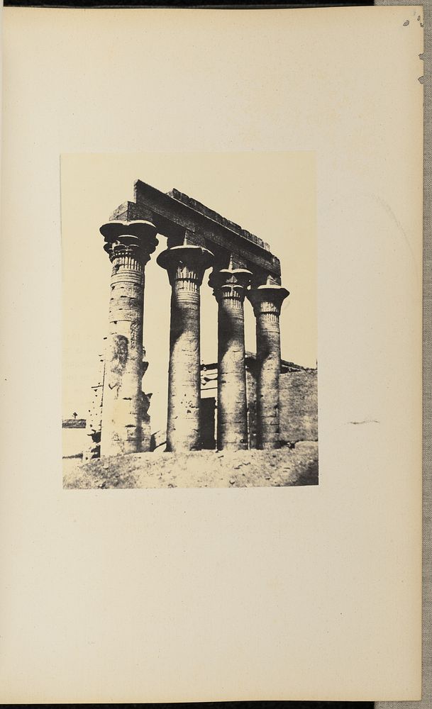Four columns and ruins by Henry Cammas and André Lefèvre