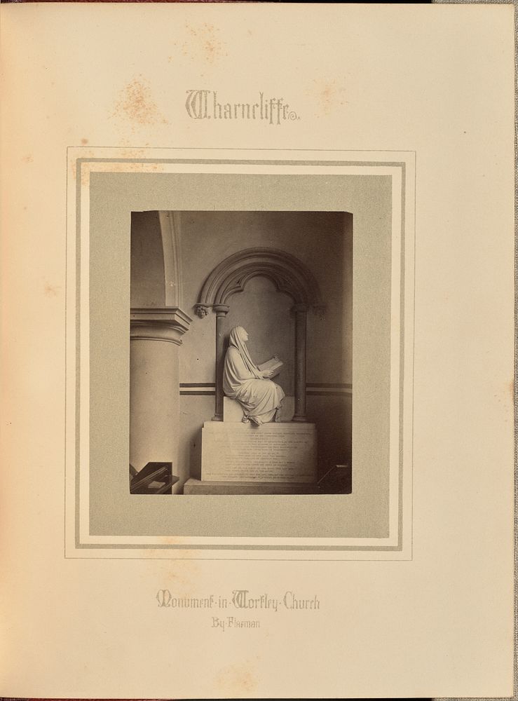 Monument in Wortley Church, by Flaxman by Theophilus Smith