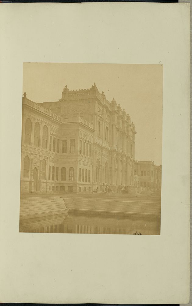 The New Palace of Sultan Abdul Medjid, on the Bosphorus at Dolmabactchi by James Robertson