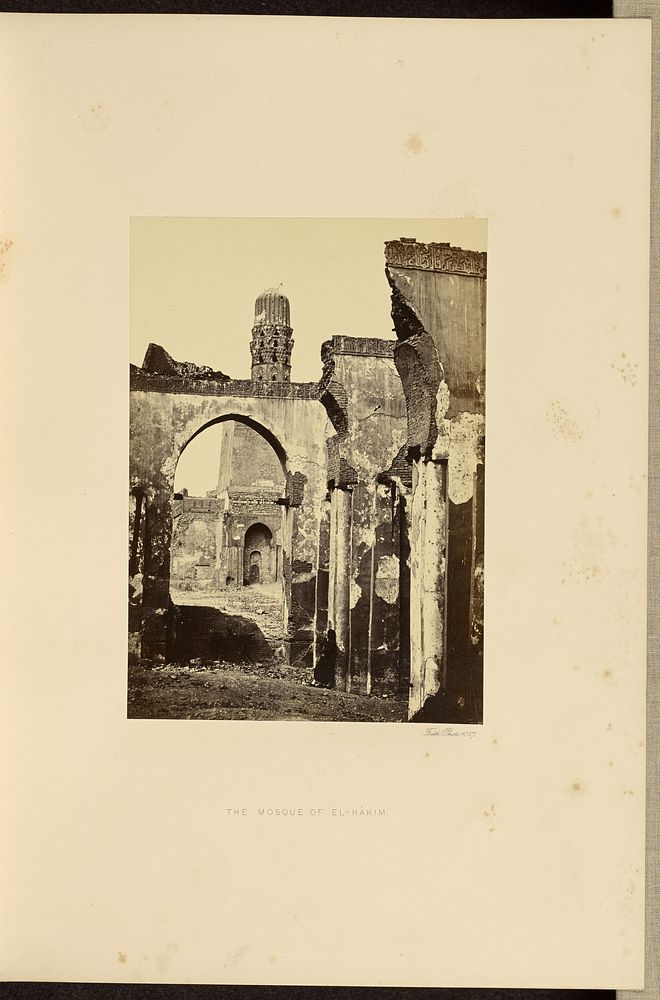 The Mosque of El-Hakim by Francis Frith