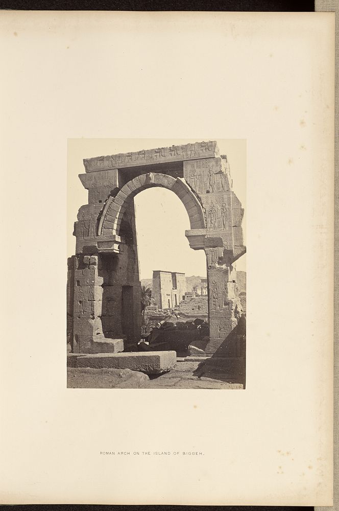 Roman Arch on the Island of Biggeh by Francis Frith