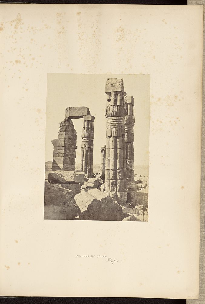 The Temple of Soleb, Ethiopia by Francis Frith