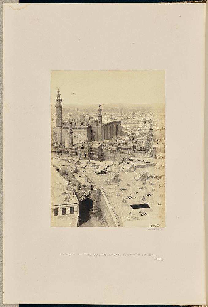 Mosque of the Sultan Hasan, From the Citadel, Cairo by Francis Frith