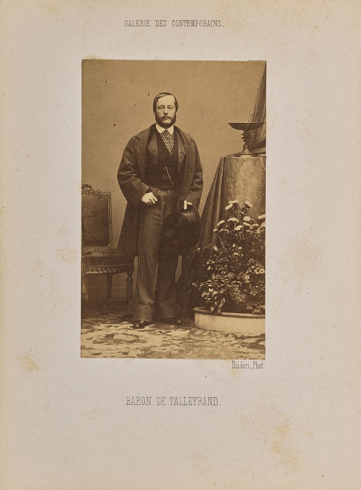Baron de Talleyrand by André Adolphe Eugène Disdéri