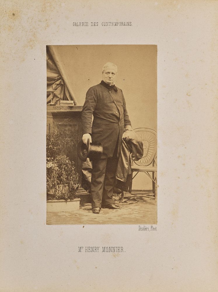 Monsieur Henry Monnier by André Adolphe Eugène Disdéri