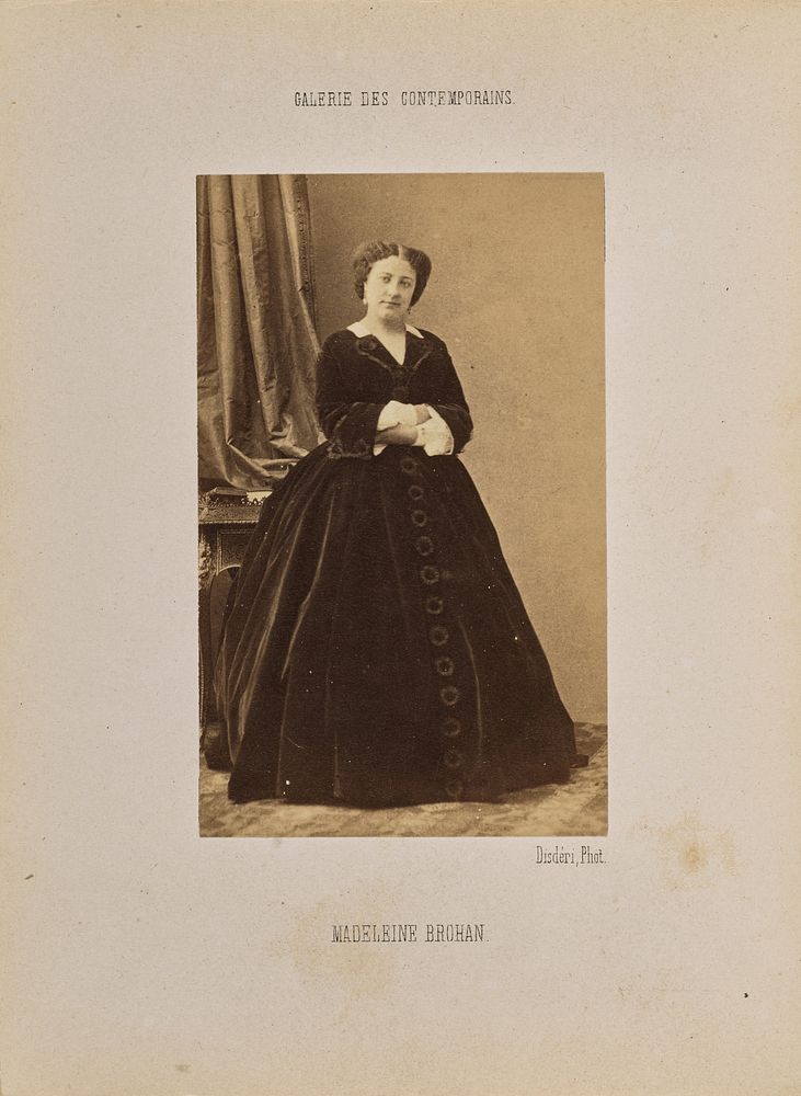 Madeleine Brohan by André Adolphe Eugène Disdéri