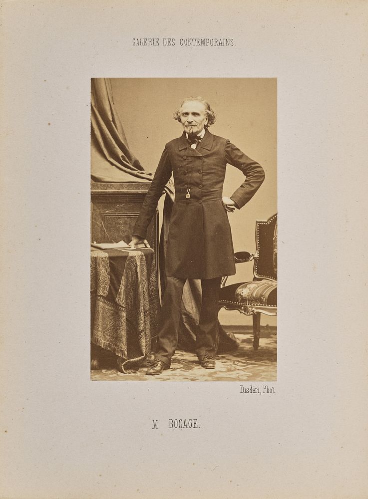 Monsieur Bocage by André Adolphe Eugène Disdéri