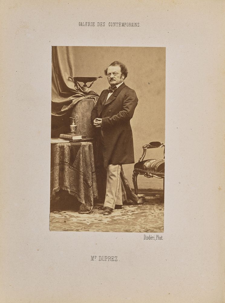 Monsieur Duprez by André Adolphe Eugène Disdéri