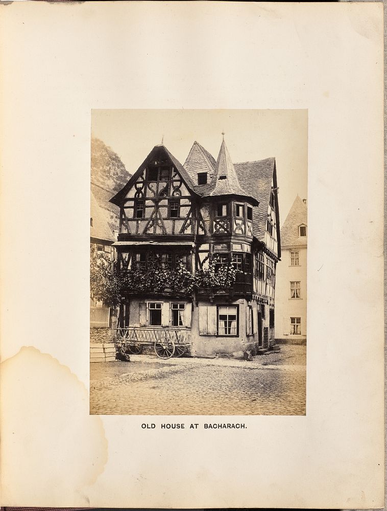 Old House at Bacharach by Francis Frith