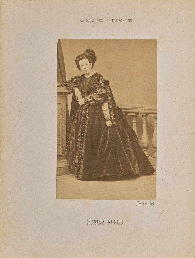 Rosina Penco by André Adolphe Eugène Disdéri