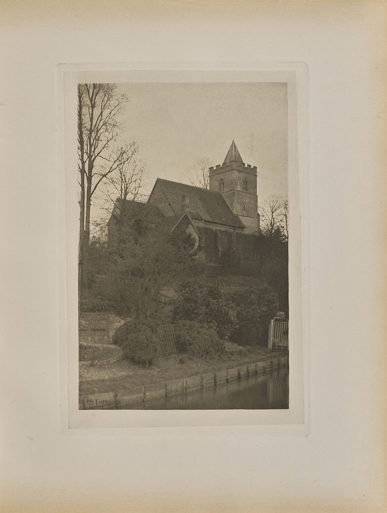 Amwell Church by Peter Henry Emerson