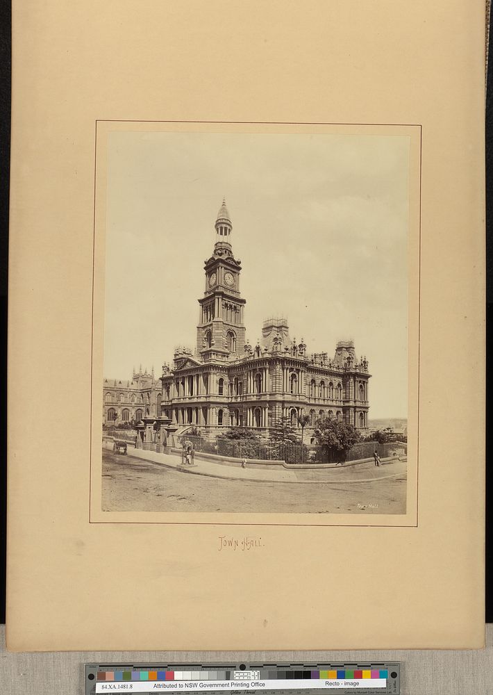 Town Hall by New South Wales Government Printing Office