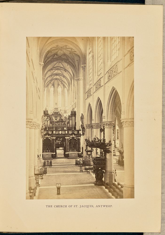 The Church of Saint Jacques, Antwerp by Cundall and Fleming