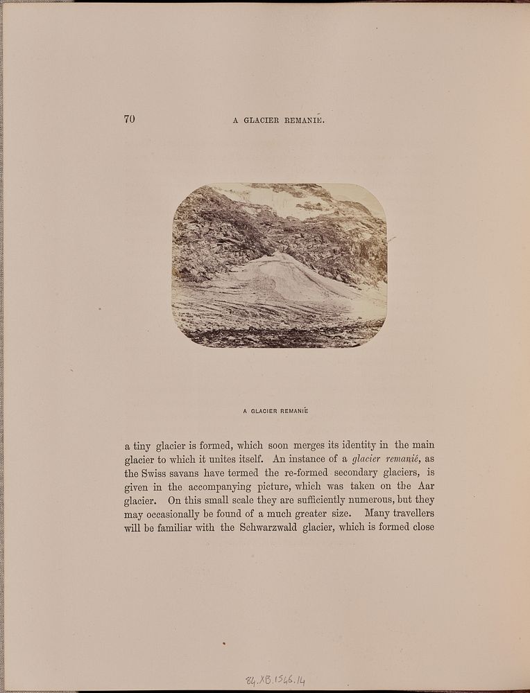 A Glacier Remainé by Ernest H Edwards