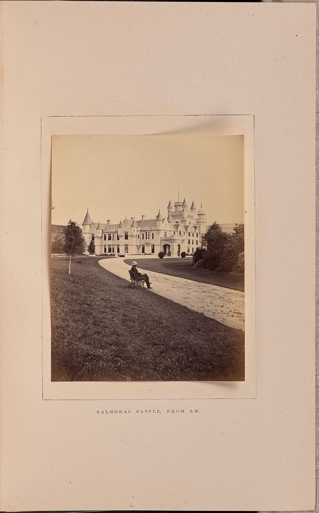 Balmoral Castle, from s.w. by George Washington Wilson