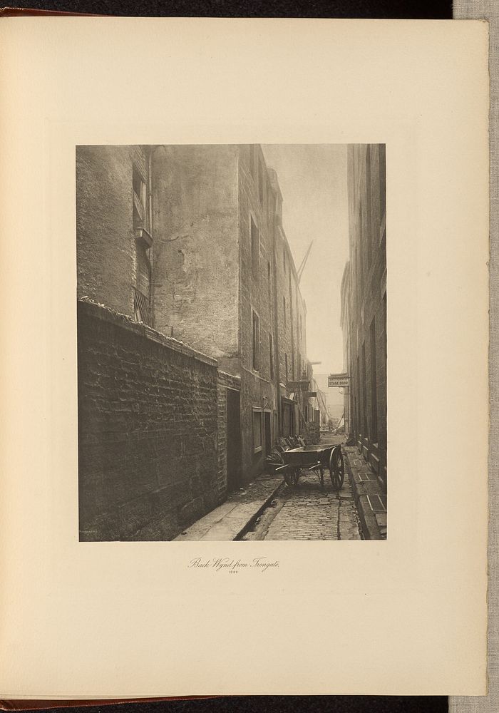 Back Wynd from Trongate by Thomas Annan