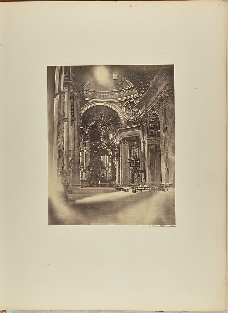 Vue intérieure de la Basilique Saint Pierre by James Anderson