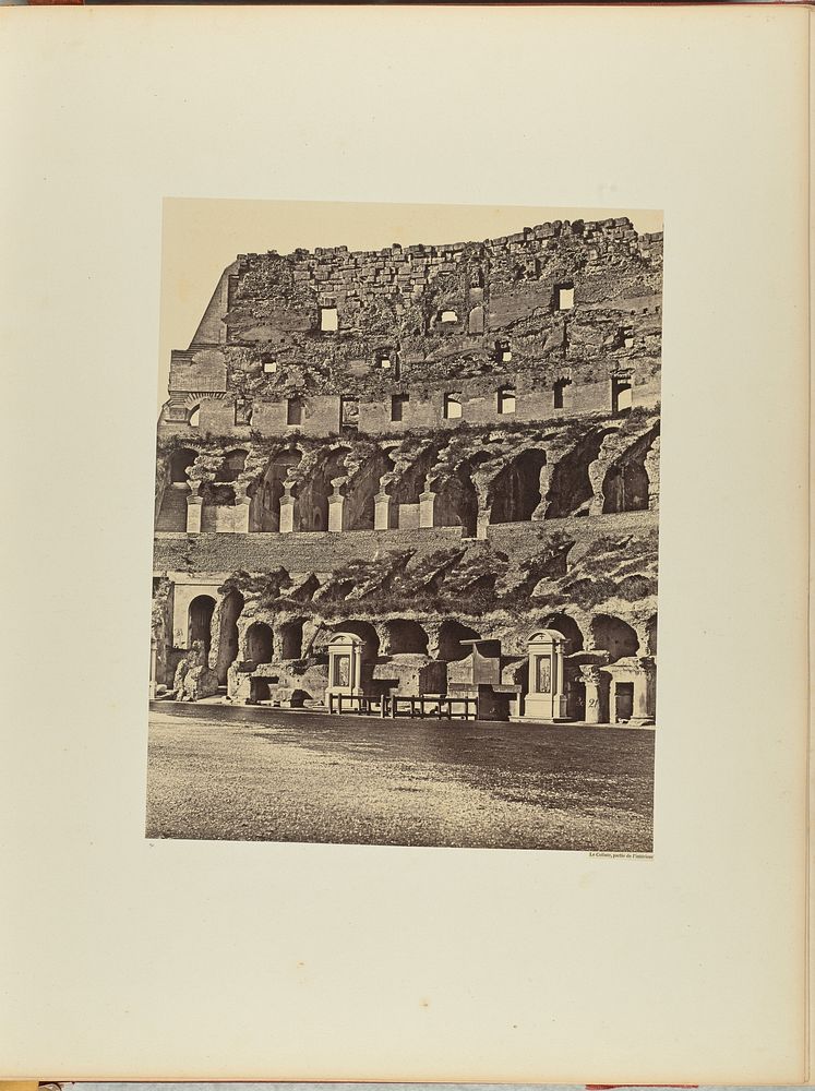 Le Colisée, partie de l'intérieur by James Anderson