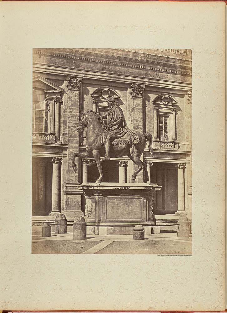 Marc Aurèle, statue équestre sur la Place du Capitole by James Anderson