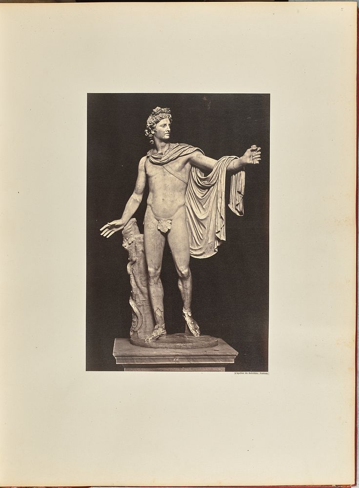 L'Apollon du Belvédère. Vatican by James Anderson