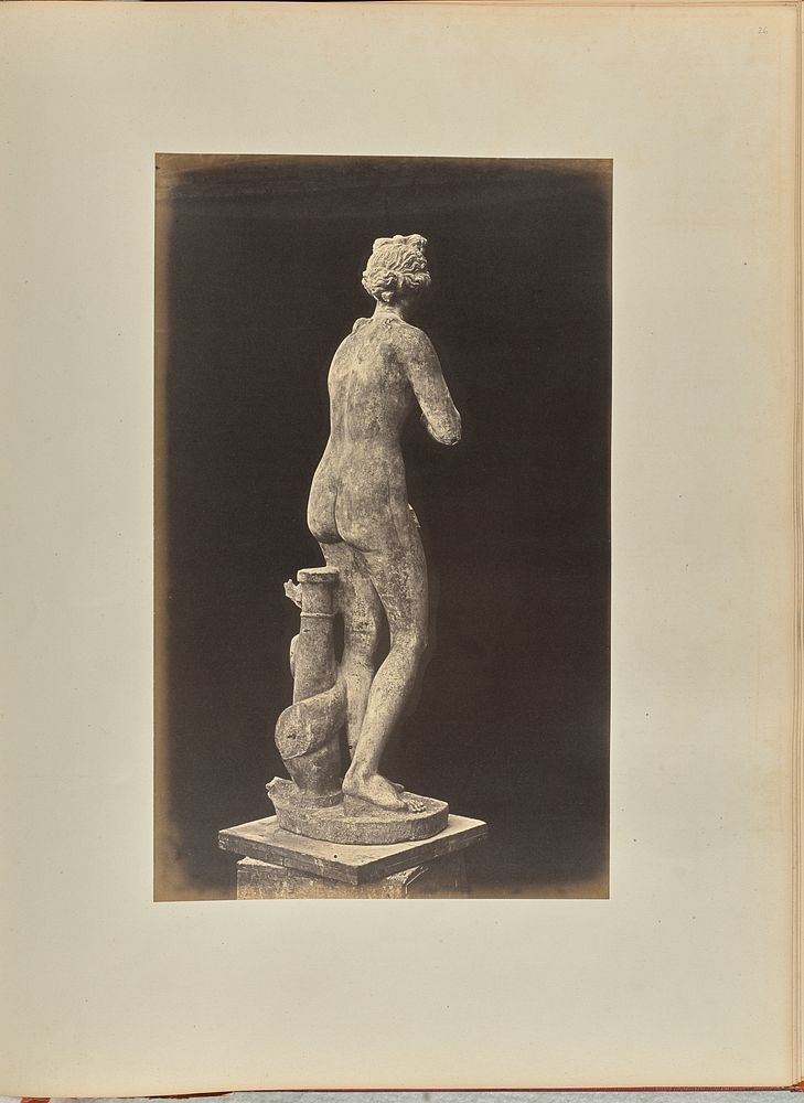 Statue of Venus, back view