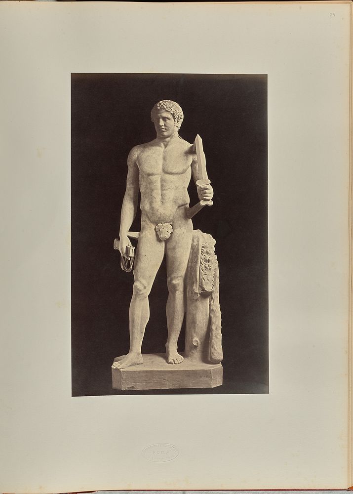 Statue of Herakles by Tommaso Cuccioni