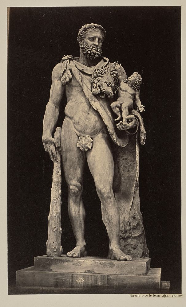Hercule avec le jeune Ajax. Vatican by James Anderson