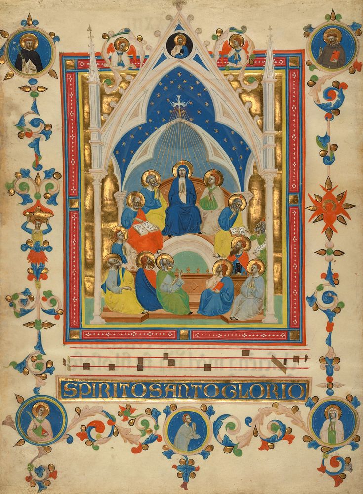 Pentecost by Master of the Dominican Effigies