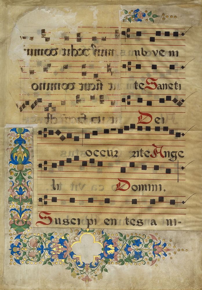 Music Text by Francesco di Antonio del Chierico