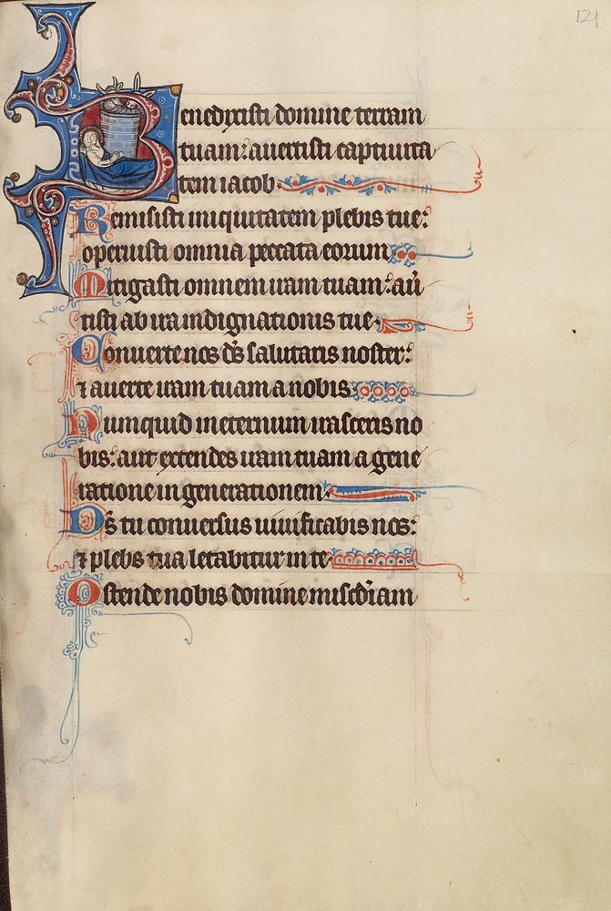 Initial B: The Nativity by Bute Master