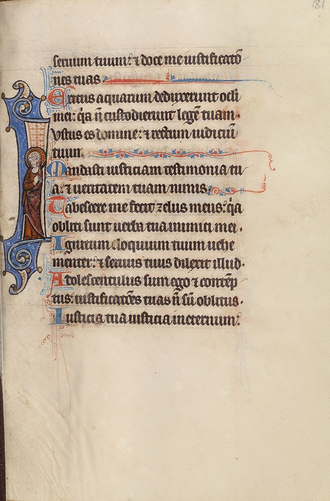 Initial I: A Saint by Bute Master