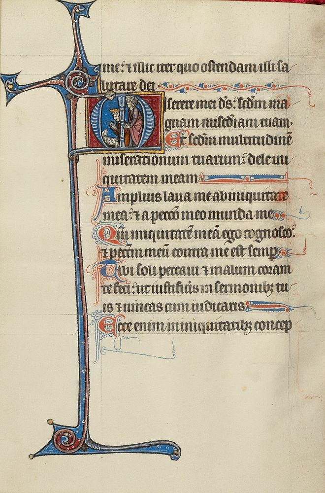 Initial M: Nathan Revealing the Lamb to David by Bute Master